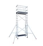Echafaudage roulant professionnel 3,7m/5,7m en aluminium Hailo Expert Pro – Image 2