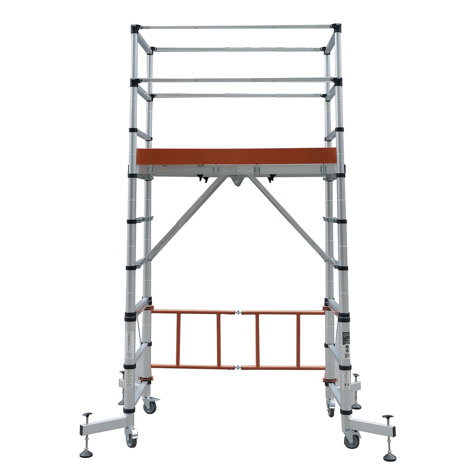 29529034-1505-3756-1.jpg ELEVATE Echafaudage en aluminium hauteur de travail 3 m 10 marches – Image 1