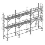 Échafaudage façadier ALTRAD 60 m²