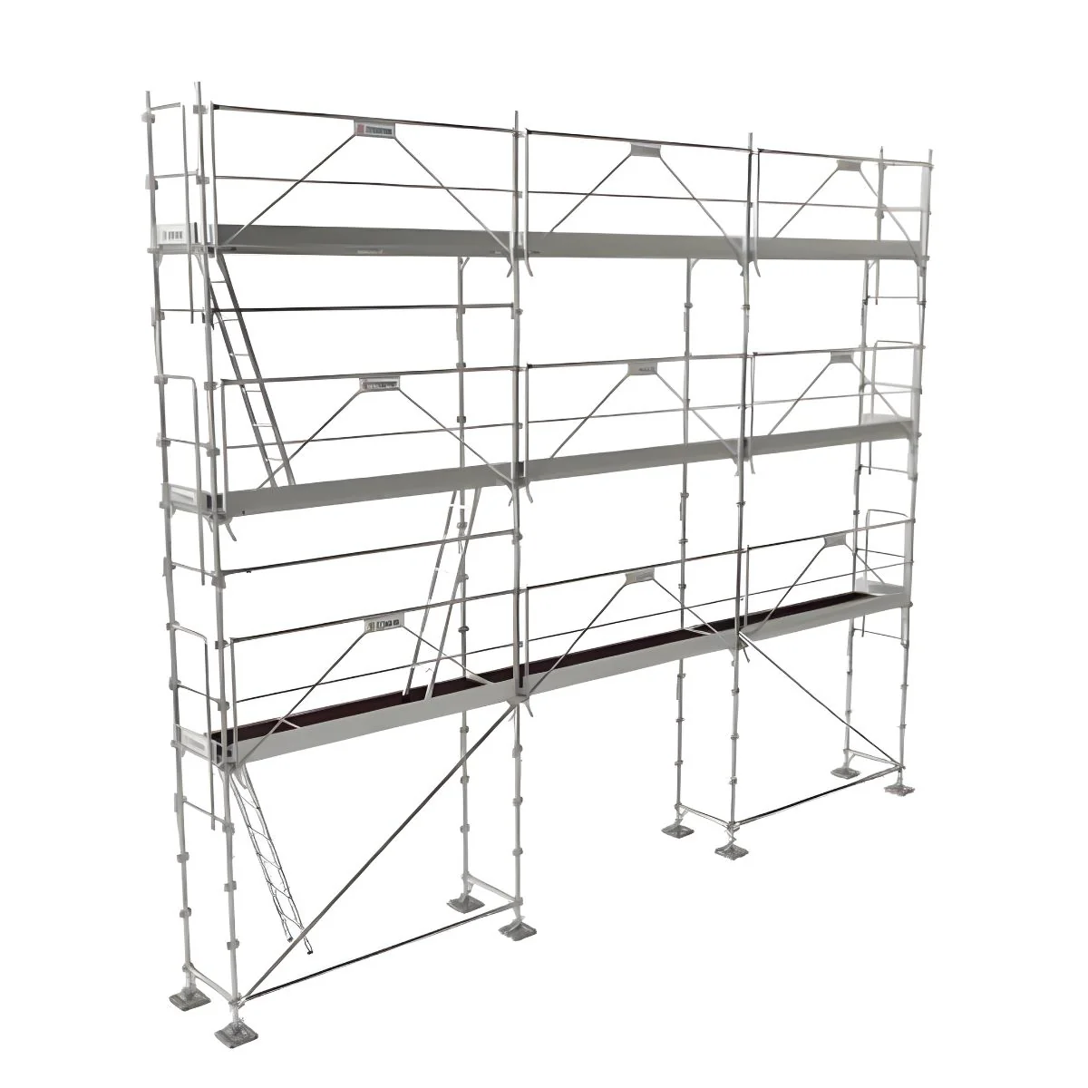 IMGPRODUITSHOP Échafaudage façadier R200 Garde-corps Monoblocs 80 m² – Image 1